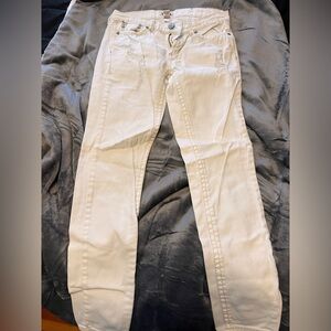 Nice pair of Mudd white/off white jeans.  Junior size 7